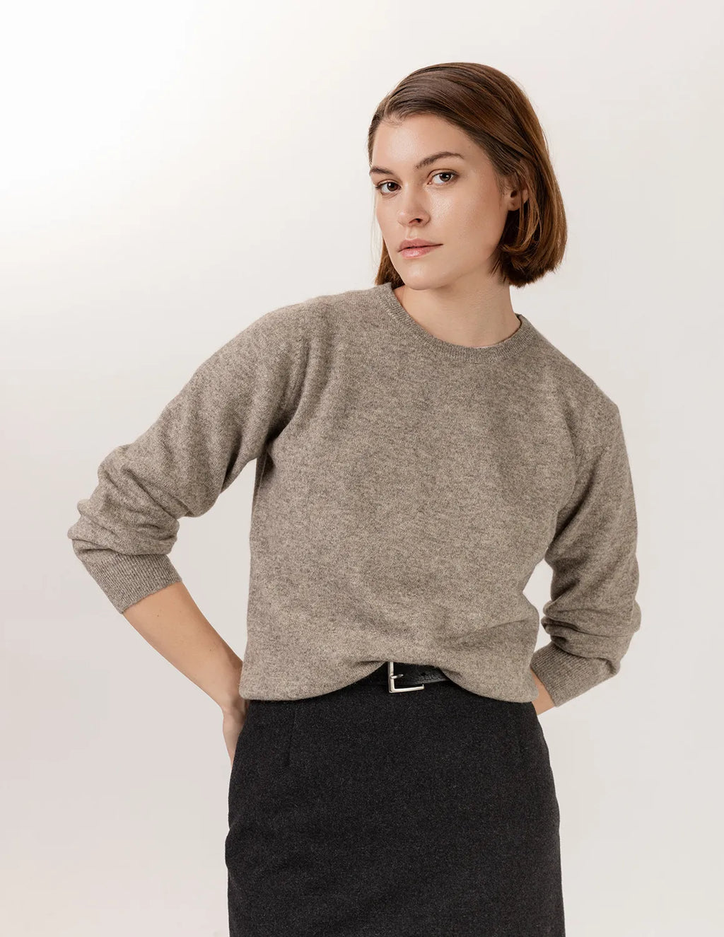 Noyon Sweater Natural Grey